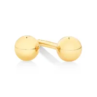 3mm Ball Stud Earrings 10kt Rose Gold