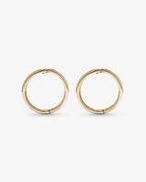 10mm Sleeper Earrings in 10kt Yellow Gold