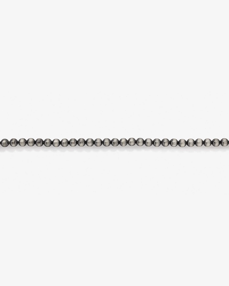 Ball Chain Bracelet in Oxidised Sterling Silver