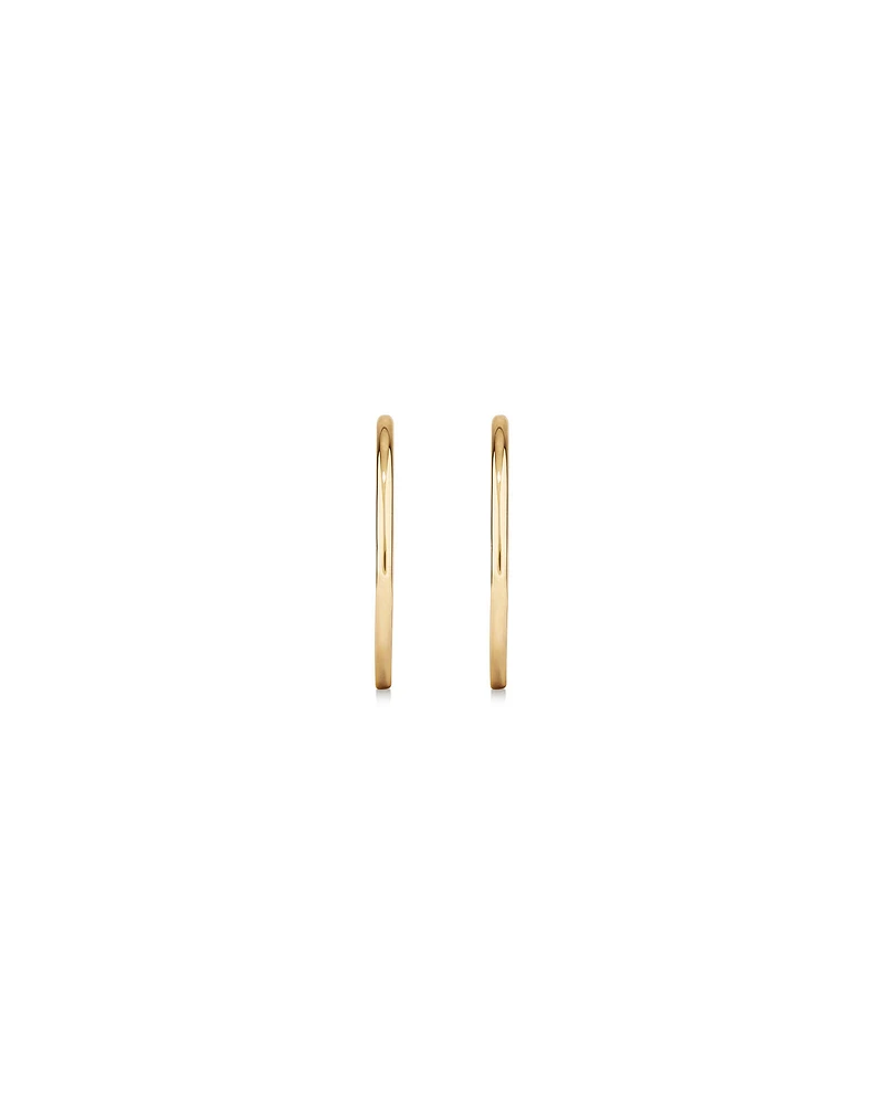 16mm Sleepers in 10kt Yellow Gold