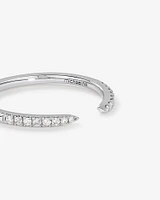 0.12 Carat TW Diamond Open Wedding Band in 14kt White Gold