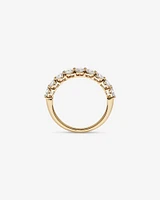 1.30 Carat TW Round Brilliant Laboratory-Grown Diamond Wedding Ring in 14kt Gold