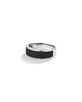 Black Diamond Pavé Ring with 1.00TW of Diamonds in 10kt White Gold