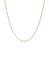 50cm (20") Oval Belcher Chain in 10kt Yellow Gold