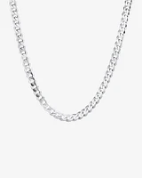 55cm (22") 5.5mm Width Curb Chain in Sterling Silver