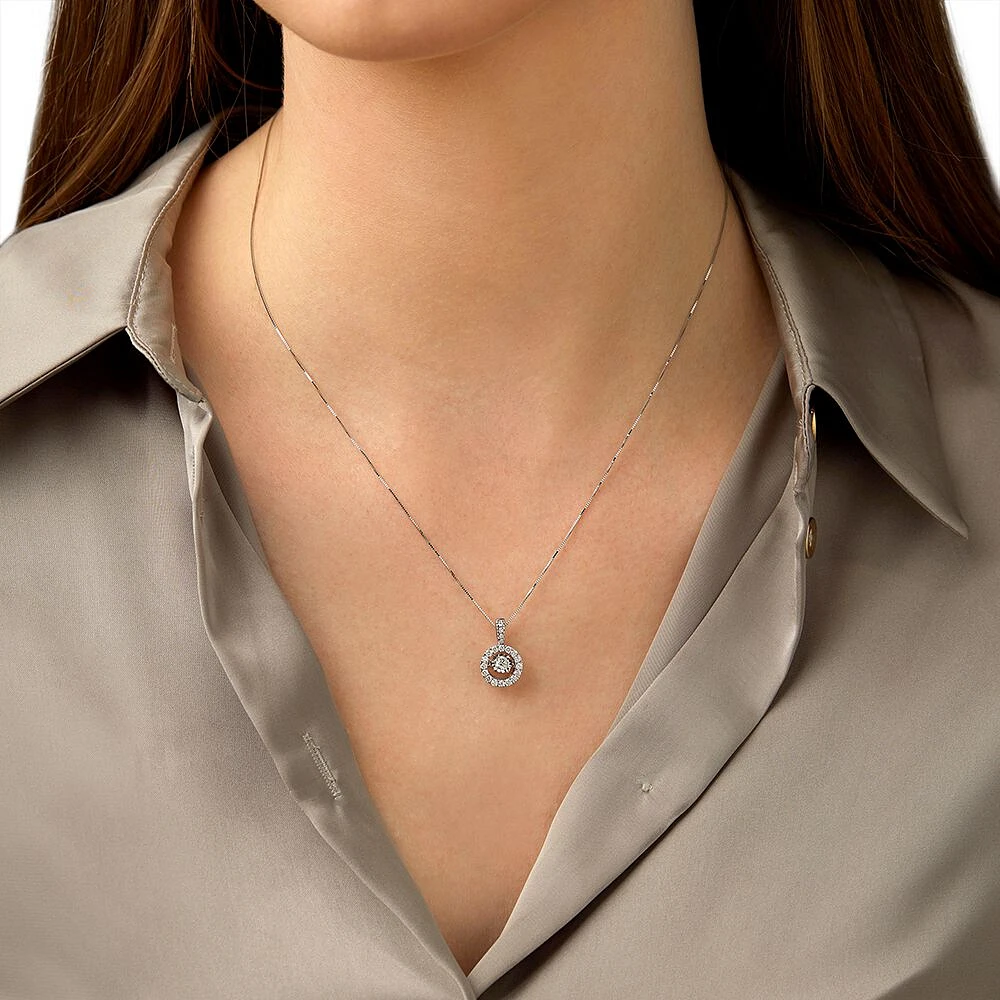 Everlight Pendant with 0.50 Carat TW of Diamonds in 14kt Gold