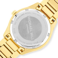 Ladies 0.40 Carat TW Diamond Quartz Watch in Yellow Gold Tone Stainless Steel