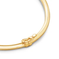 60mm Hollow Tube Bangle in 10kt Yellow Gold