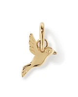 Hummingbird Pendant in 10kt Yellow Gold