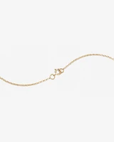 "K" Initial Necklace with 0.10 Carat TW of Diamonds in 10kt Yellow Gold