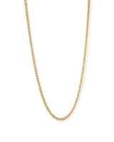 55cm (22") 5.5mm Width Semi Solid Diamond Cut Curb Chain in 10kt Yellow Gold