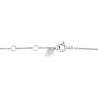 Station Bracelet with 0.10 Carat TW of Diamonds in Sterling Silver