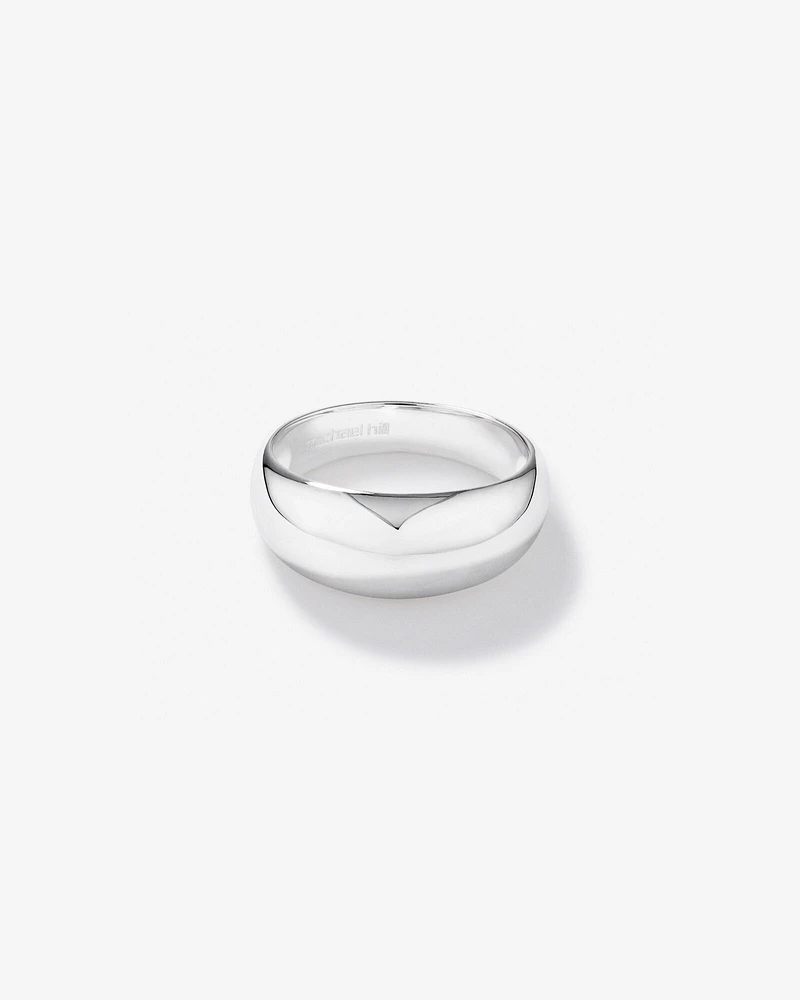 Dome Ring in Sterling Silver