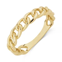 Link Ring in 10kt Yellow Gold