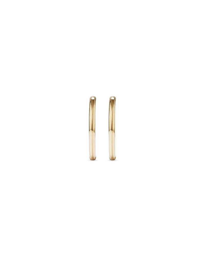 10mm Sleeper Earrings in 10kt Yellow Gold