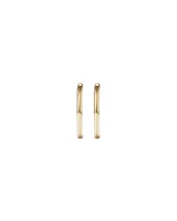 10mm Sleeper Earrings in 10kt Yellow Gold