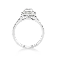 Engagement Ring with 1/2 Carat TW of Diamonds in 10kt White Gold