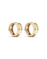 10mm Huggie Earrings in 10kt Yellow Gold