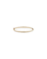 60mm Hollow Tube Bangle in 10kt Yellow Gold