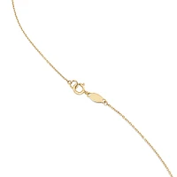 45cm (18") Bead Cable Chain in 10kt Yellow Gold