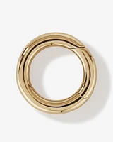 Polished Circle Pendant Connector in 10k Yellow Gold