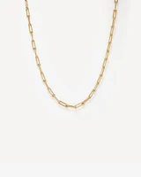 Ball and Oval Link Chain in 10kt Yellow Gold