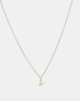 O Initial Pendant in 10kt Yellow Gold