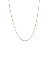 50cm (20") Hollow Belcher Chain in 10kt Rose Gold