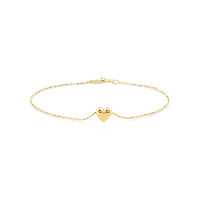 19cm (7.5) G Initial Bracelet in 10kt Yellow Gold