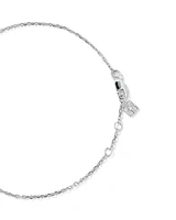 Cubic Zirconia Vine Bracelet in Sterling Silver