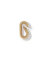 Twisted Paperclip Pendant Connector in 10k Yellow Gold