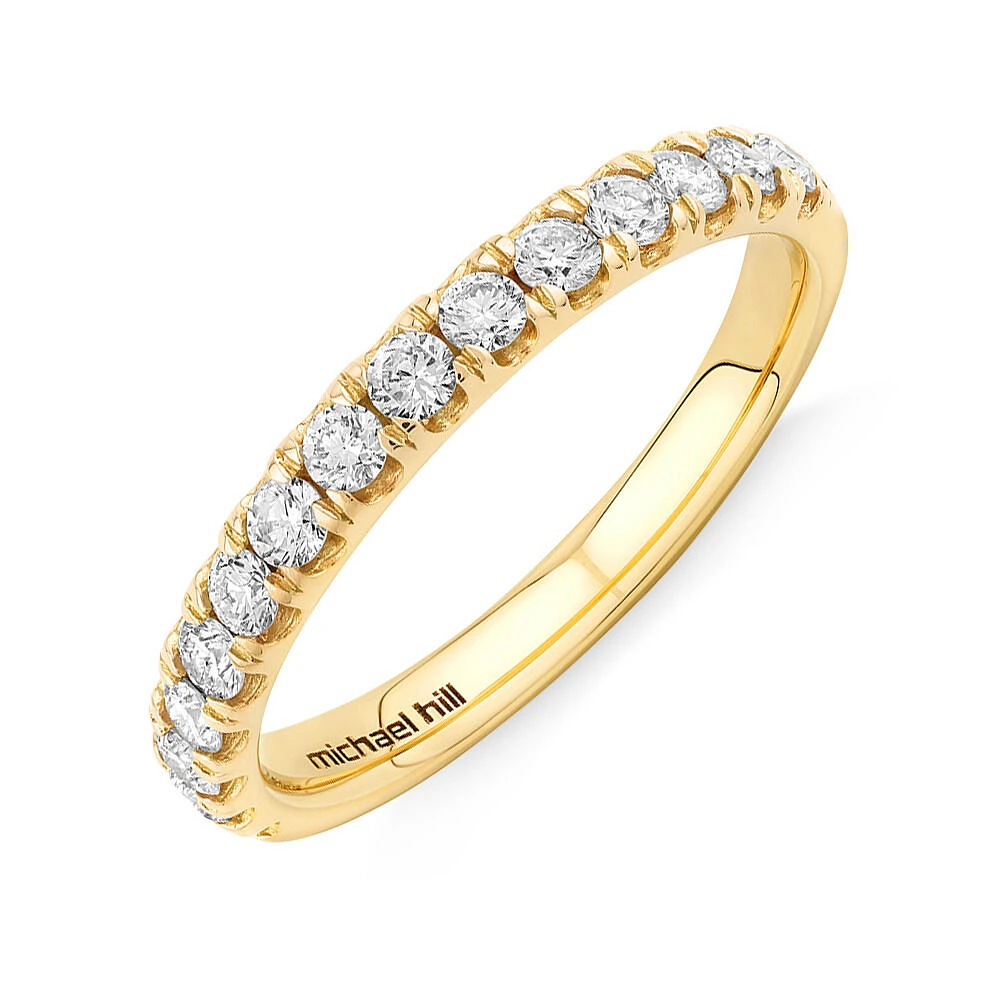 0.50 Carat TW Claw Set Diamond Ring in 18kt Yellow Gold