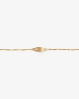 14cm (5.5") Baby Identity Bracelet in 10kt Yellow Gold