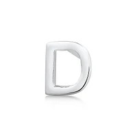 E Initial Single Stud Earring in Sterling Silver