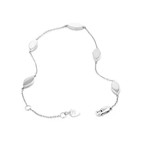 Marquise Station Bracelet in Sterling Silver