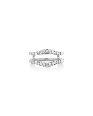 Bague complémentaire Evermore en or blanc 14 K avec diamants totalisant 0,50 ct