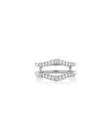 Bague complémentaire Evermore en or blanc 14 K avec diamants totalisant 0,50 ct