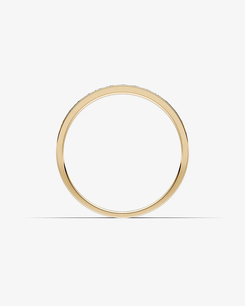 0.25 Carat TW Channel Set Diamond Wedding Ring in 14kt White Gold