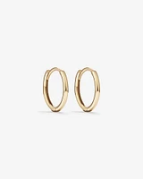 Mini Hoop Earrings in 10kt Yellow Gold