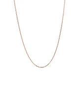 50cm (20") Hollow Belcher Chain in 10kt Rose Gold