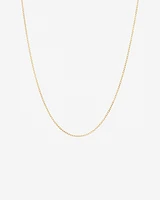 50cm (20") Curb Chain in 10kt Yellow Gold