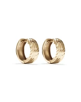 11mm Huggie Earrings in 10kt Rose Gold