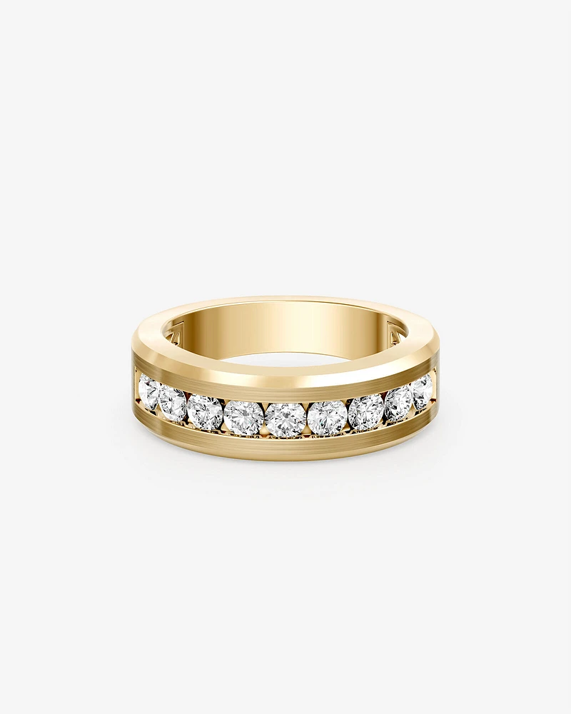 Men's Ring with 1 Carat TW of Diamonds in 10kt Yellow Gold