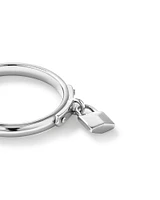 Signature Lock Ring Sterling Silver