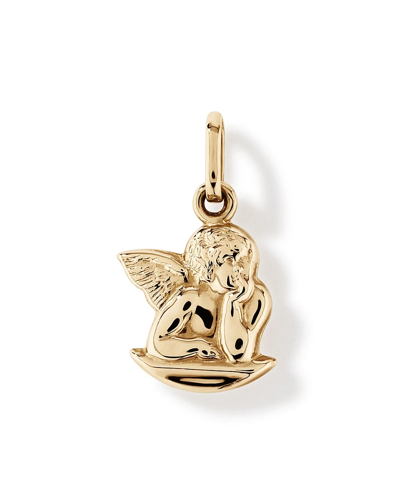 Cupid Pendant in 10kt Yellow Gold