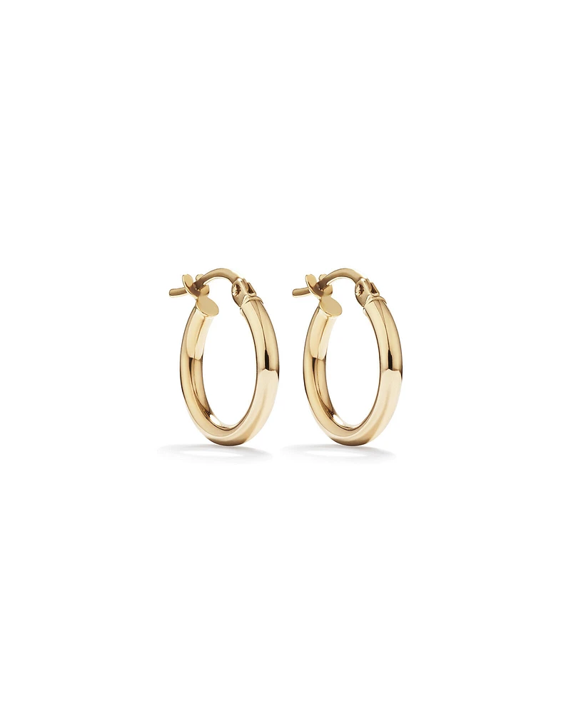 10mm Hoop Earrings in 10kt Rose Gold