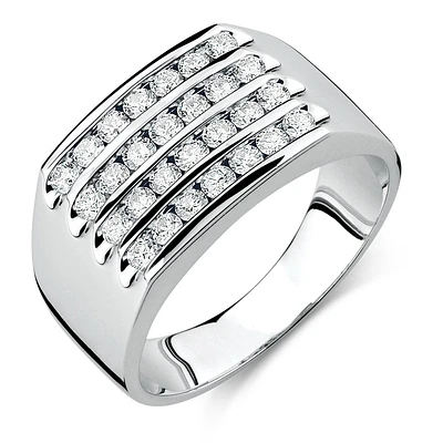 Men's Ring with 1 Carat TW of Diamonds in 10kt Yellow Gold