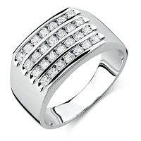 Men's Ring with 1 Carat TW of Diamonds in 10kt Yellow Gold
