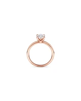 1.25 Carat TW Oval Laboratory-Grown Diamond Solitaire Engagement Ring in 14kt Yellow and White Gold