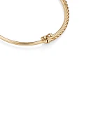 65mm Double Twist Bangle in 10kt Yellow Gold